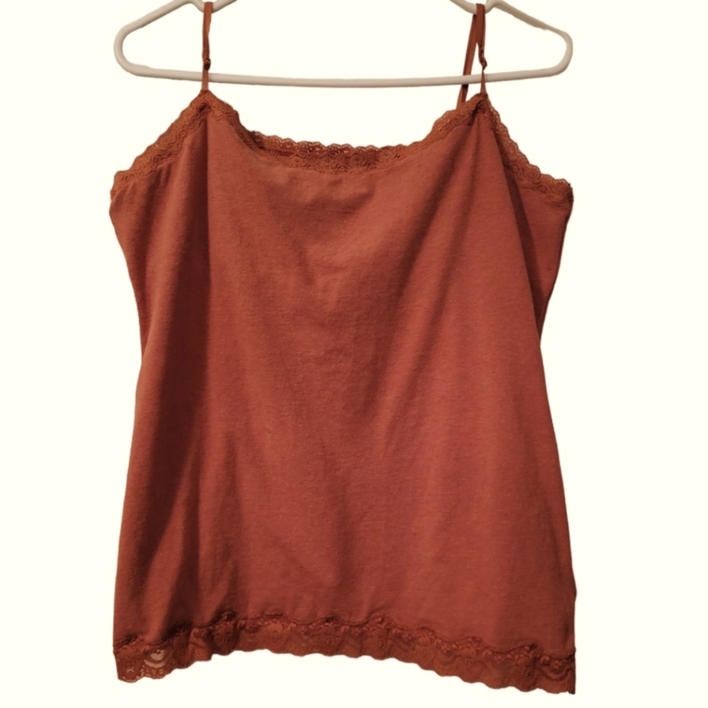Cami with lace trim